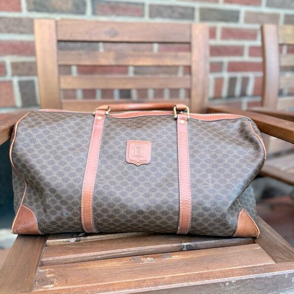 Celine Vintage Travel Large Leather Bag - Picture 1 of 13